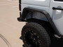 Road Armor 507AFR0B - 07-18 Jeep Wrangler JKU 4DR Stealth Rear Fender Flare Body Armor - Tex Blk