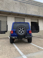 Road Armor 5183R1B - 18-20 Jeep Wrangler JL Stealth Rear Bumper Full Width w/Tire Carrier Hole - Tex Blk