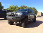 Road Armor 905R4B-NW - 12-15 Toyota Tacoma Stealth Front Bumper w/Pre-Runner Guard - Tex Blk