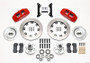 Wilwood 140-10738-R - Dynapro 6 Front Hub Kit 12.19in Red 70-78 Camaro