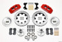 Wilwood 140-10741-DR - Dynapro 6 Front Hub Kit 12.19in Drilled Red WWE ProSpindle