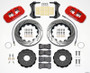 Wilwood 140-13697-DR - AERO6 Front Hat Kit 14.25 Drilled Red 2014-Up Corvette C7 w/Lines