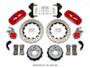 Wilwood 140-14263-DR - AERO4 / MC4 Rear Kit 14.00 Drilled Red Currie Pro-Tour Unit Bearing Floater