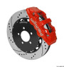 Wilwood 140-14682-DR - AERO6 Front Big Brake Kit 14.00in Red 03-11 Crown Victoria