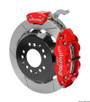 Wilwood 140-14883-R - Narrow Superlite 4R-MC4 Red Rear Kit 12.88in Slotted Rotor 88-96 Chevy Corvette C4