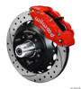 Wilwood 140-15910-DR - Narrow Superlite 6R Front Big Brake Kit 12.88in SRP Drilled and Slotted Rotor - Red