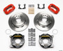 Wilwood 140-7139-R - Forged Dynalite P/S Park Brake Kit Red Big Ford 2.36in Offset