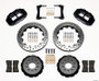 Wilwood 140-9109-D - Narrow Superlite 6R Front Hat Kit 13.06in Drilled 2005-2014 Mustang