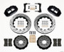 Wilwood 140-9110-D - Narrow Superlite 6R Front Hat Kit 14.00in Drilled 2005-2014 Mustang