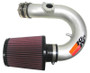 K&N 69-8750TS - Toyota Celica L4-1.8L Silver Typhoon Short Ram Intake