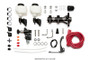Wilwood 261-14252-BK - Tandem Remote M/C Kit w L/H Brkt & Prop Valve - 1 1/8in Bore Black