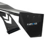 NRG CARB-A692NRG - Carbon Fiber Spoiler - Universal (69in.) w/ Diamond Weave/ Logo Stand Cut Out/Lrg Side Plate