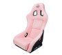 NRG FRP-303PK-PRISMA - FRP Bucket Seat Prisma Edition w/ Pearlized Back and Pink Alcantara (Medium)