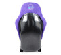 NRG FRP-303PP-PRISMA - FRP Bucket Seat PRISMA Edition w/ Pearlized Back Purple Alcantara - Medium