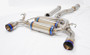 MXP MXSPCZ4A - 08-15 Mitsubishi Evolution 10 w/2 Section Pipes T304 SP Exhaust System w/Dual Exit