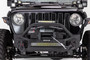 Go Rhino 331101T - 07-20 Jeep Wrangler JL/JLU/JK/JKU/Gladiator JT Rockline Front Stubby Bumper w/ Overrider