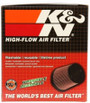 K&N RP-4930 - Round Tapered Universal Air Filter 4in Flange ID x 5.375in Base OD x 4in Top OD x 5.063in H
