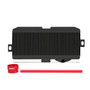 Mishimoto MMTMIC-STI-08BKRD - Subaru 08-15 WRX STi Top-Mount Intercooler Kit - Powder Coated Black & Red Hoses