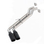 Ford Racing M-5200-RA23SB - 2019 Ranger 2.3L Ecoboost Side Exit Cat-Back Exhaust System w/ Dual Black Chrome Tips