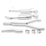 Mishimoto MMEXH-MUS4-15 - 2015-2016 Ford Mustang 2.3L EcoBoost Stainless Steel Cat-Back Exhaust