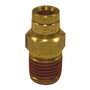 Firestone 3454 - Male Connector 1/4in. Push-Lock x 1/8in. NPT Brass Air Fitting - 6 Pack (WR1760)