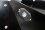 DV8 Offroad INFEND-01FBRL - Jeep JK Inner Fender Front Black W/Rock Lights 07-18 Wrangler JK Aluminum