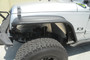 DV8 Offroad INFEND-01FR - 07-18 Jeep Wrangler JK Front Aluminum Inner Fender - Raw