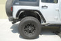 DV8 Offroad INFEND-01RB - Jeep JK Inner Fender Rear Black 07-18 Wrangler JK Aluminum