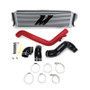 Mishimoto MMINT-CTR-17KSLWRD - 2017+ Honda Civic Type R Intercooler Kit - Silver Intercooler Red Piping