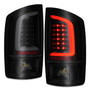 Anzo 311369 - 2002-2006 Dodge  Ram 1500 LED Tail Lights w/ Light Bar Black Housing Smoke Lens