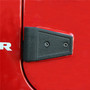 Rugged Ridge 11202.05 - 07-18 Jeep Wrangler Unlimited JK Black Door Hinge Cover Kit