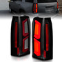 Anzo 311375 - 2015-2020 Chevrolet Tahoe LED Tail Lights w/ Light Bar Black Housing Somke Lens