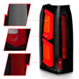 Anzo 311375 - 2015-2020 Chevrolet Tahoe LED Tail Lights w/ Light Bar Black Housing Somke Lens