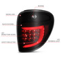 Anzo 311366 - 2004-2007 Dodge Grand Caravan LED Tail Lights w/ Light Bar Black Housing Smoke Lens