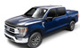 Auto Ventshade (AVS) 377196 - 2021 Ford F-150 (Excl. Tremor/Raptor) Aeroskin Low Profile Hood Shield - Matte Black