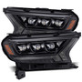 AlphaRex 880123 - 19-21 Ford Ranger NOVA LED Proj Headlight Plnk Style Alpha Blk w/Activ Light/Seq Signal/DRL