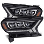 AlphaRex 880124 - 19-21 Ford Ranger NOVA LED Proj Headlights Plank Style Black w/Activ Light/Seq Signal/DRL