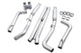 AWE 3015-32112 - 2015+ Dodge Charger 6.4L/6.2L Supercharged Track Edition Exhaust - Chrome Silver Tips