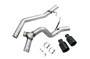 AWE 3015-33065 - 2020+ Jeep Gladiator 3.6L Trail-to-Tread (Dual Exhaust) Conversion Kit w/Diamond Blk Tips