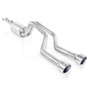 Stainless Works TBTDCO - 2006-09 Trailblazer SS 6.0L 2-1/2in Chambered Exhaust X-Pipe Center Bumper Exit