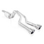 Stainless Works TBTDCBCO - 2006-09 Trailblazer SS 6.0L 2-1/2in Chambered Exhaust Y-Pipe Center Bumper Exit