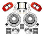 Wilwood 140-15948-DR - Forged Narrow Superlite 6R Front Big Brake Kit 12.19in Drilled Rotors 88-98 C1500 - Red