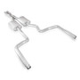 Stainless Works HM64CBCOEMTP - Catback Dual Chambered Mufflers Factory & Performance Connect