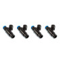Injector Dynamics 2600.48.14.14B.4 - 2600-XDS Injectors - 48mm Length - 14mm Top - 14mm Bottom Adapter (Set of 4)
