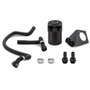 Mishimoto MMBCC-C8-20P - 2020+ Chevrolet Corvette C8 Baffled Oil Catch Can Kit (PCV Side) - Black