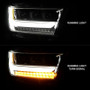Anzo 111495-R - 19-20 Dodge Ram 1500 Tradesman LED Projector Headlights Plank Style w/Sequential Black (Pass.)