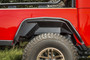 Rugged Ridge 11615.63 - Inner Fender Liners Rear Aluminum Black 20-21 Jeep Gladiator JT
