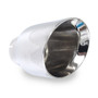 Stainless Works 797300 - Conical Double Wall Slash Cut Exhaust Tip - 3 1/2in Body 3in
