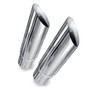 Stainless Works 770300 - Angle Cut Resonator Tips 3in ID Inlet 3in Body
