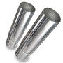 Stainless Works 710250 - Straight Cut Exhaust Tips-2 1/2in ID Inlet 2 1/2in body
